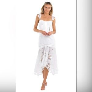 NWT KARINA GRIMALDI
IRMA EYELET MAXI DRESS